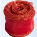 10 Yards Premium Silk Ribbon for Gift Wrapping - 20 Rolls Adjustable Decorative Ribbon, DIY Craft Wedding Party Supplies, 1.69 Inch Wide(Red)