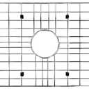 26" x 14" Kitchen Sink Grid and Sink Protectors, Stainless Steel Sink Grids for Bottom of Kitchen Sink Centered Drain with Corner Radius, Stainless Steel
