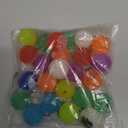 JOYIN 24 PCS Glow Halloween Bouncing Balls, Glowing Bouncy Ball Halloween toys for Kids Gift, Halloween Party Favors Bounce Ball Goodie Bag Fillers, Trick or Treats Classroom Exchange Prizes