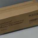 Christmas Garland with 50 Lights 9 Ft, Prelit Xnas Garland with Cypress Leaf, Battery Operated Christmas Decor for Mantle Staircase Indoor and Outdoor (RealLiketips-A)