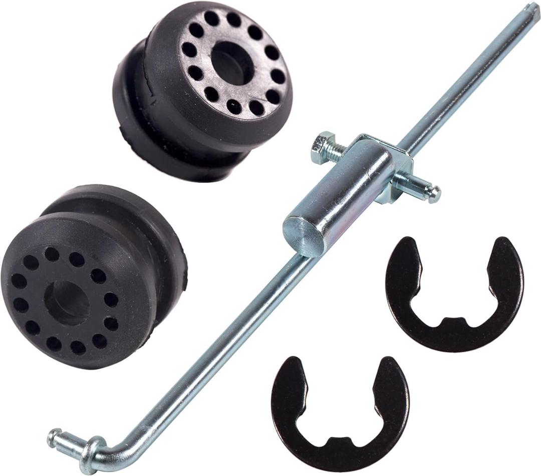 55366066AB for Dodge RAM Transfer Case Shifter Control Linkage+2 Clip+68078974AA Grommet Bushing 2005 2006 2007 2008 2009 2010 2011 2012 Ram 1500 2500 3500 4500 5500 PICK UP 4x4 4WD 68078974AA,926-884