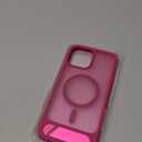 Temdan Magnetic Compatible with iPhone 13 Pro Max Case, [Built-in Invisible Kickstand][Compatible with MagSafe] [Military Grade Shockproof] Slim Translucent Matte Phone Case for iPhone 13 Pro Max 6.7" (Plum Red)