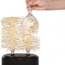 Home Glassware Polisher, World's First Affordable Spinning Glass Polisher, 600 RPM Dries, Polishes, All Glasses, Wine, Bar, Drinking, Wet Glass and Spin For Sparkling Glassware, Black, Classic Matte