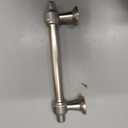 Amerdeco 10 Pack Brushed Satin Nickel Cabinet Pulls 5 Inch(128mm) Hole Center Drawer Pulls Cabinet Hardware Kitchen Cabinet Handles for Bathroom Dresser Pulls ZH0069