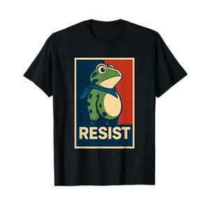 Portland Frog Protest Resist Retro Vintage T-Shirt Medium