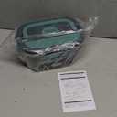 Electric Lunch Box for Adults, 80W Portable Food Warmer, 12V/24V/110V 3 in 1 Heated Lunch Box for Car/Truck/Office, with 1.5L Stainless Steel Container, Fork & Spoon and Insulated Bag (Green)