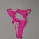 Tainehs Womens Sexy One Piece Bikini Swimsuits High Cut Cheeky Swimwear Thong Bottoms Bathing Swimsuits, Size: M