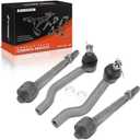 A-Premium Set of 4, Front Inner & Outer Tie Rod End Kit, Compatible with Honda Pilot 2016-2023, Ridgeline 2017-2023, Passport 2019-2023 & Acura MDX 2014-2020/2022-2023