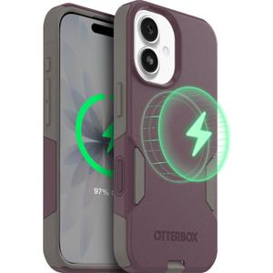 OtterBox iPhone 17 (Only) Commuter Series Case Built-in MagSafe Thin, Dual-Layer, Pocket-Friendly, Port Cover Purplish on Purpose