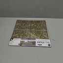 RoomMates TIL4625FLT StickTiles Gold Tin Peel and Stick Tile Backsplash (4 Tiles, 10.5 inch x 10.5 inch Each (Pack of 1))