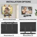 USX MOUNT Universal Soundbar Mount, Fits TV VESA 150-600mm, Up to 17.6 lbs