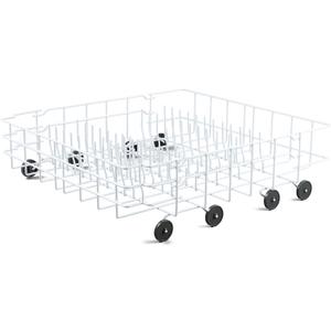 808602302 5304535768 Dishwasher Rack Replacement Parts for Frigidaire Lower Dish Rack Dishwasher Wheels Rollers Frigidaire Kenmore FFBD2411NS3A LFBD2409LF3C FGBD2431KF1 Bottom Dishrack Assembly 1 Pcs