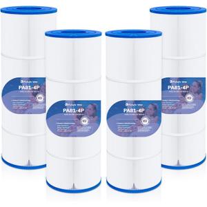 Future Way 4-Pack C3030 Pool Filter Cartridges Replacement for Hayward Swim Clear C580E, C3030, C3025, C3020, Replace Pleatco PA81, Hayward CX580XRE, 325 sq.ft