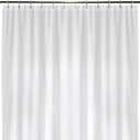 LiBa Waterproof Plastic Shower Curtain - Bathroom Shower Curtain Premium PEVA Non-Toxic with Rust Proof Grommets White 8G Heavy Duty Bathroom Accessories 72x72 - White