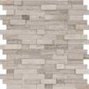 Peel and Stick Stone Tile, 5-Sheet Peel and Stick Stone Mosaic Backsplash 11.5" x 10.7" 3D Marble Look Backsplash Tiles for Kitchen Fireplace (Mixed Tan)