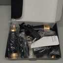 Hair Dryer Brush 5 in 1, Blow Dryer Brush Set with Air Curler Wrap Hair Styler, Negative Ionic Blow Dry Brush, Detachable Hair Tool for Curling, Volumizer,Straightener,Drying