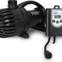 Aquascape AquaSurge PRO 2000-4000 GPH Asynchronous Pump for Ponds, Pondless Waterfalls, and Skimmer Filters, Smart Control Ready | 45009, Black