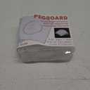 H&W 8PCS 5mm Fuse Beads Boards, Large Clear Pegboards Kits, with Gift 4 Lroning Paper (WA3-Z15)
