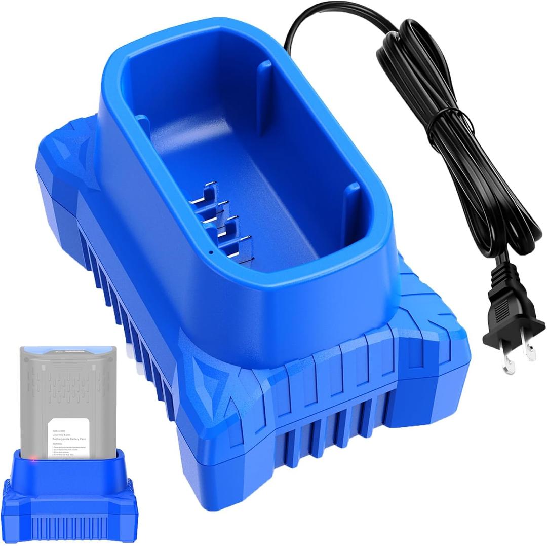 Fast Charger Replacement for Kobalt 40V Charger Compatible with Kobalt 40-V Max Battery KB440-03 KB540C-06 KB540-06 KB2540C-06 KB640-03 Series Power Tools Battery