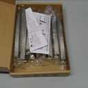 Ravinte Hardware 5 Pack Cabinet Pulls - 5 Inch (128mm) Hole Center, Satin Brushed Nickel Handles for Kitchen Drawer & Cupboards, Silver Solid Heavy Duty Cabinet Hardware, 6 Inch Overall Length