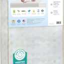 Delta Children Twinkle Stars Dual Sided - 6" Premium Sustainably Sourced Fiber Core Crib and Toddler Mattress - Waterproof - GREENGUARD Gold Certified Made in USA, 52"L x 27.5"W x 6"Th