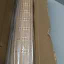 LazBlinds No Tools No Drill Cordless Bamboo Roman Shades, Light Filtering Window Treatment, Roll Up Bamboo Blinds for Window 22'' W x 64'' H, Brown