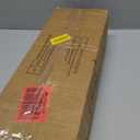 IBUYKE Industrial Pipe Clothes Rack Set of 2, 37 Inch Wall Mounted Clothing Rack, Space-Saving Hanging Closet Rod, Heavy Duty Multi-Purpose Garment Rack for Closet and Laundry Room, Black TYJ001H-2