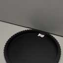 Handmade 12in Decorative Tray for Coffee Table Tray Decor, Black Wooden Decorative Round Tray for Kitchen, Living Room, Home Decor