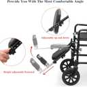 Wheelchair Lift Leg RestWheelchair Foot RestDrive Wheelchair Parts for Standard Wheelchairs1pair