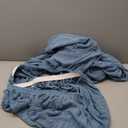 H.VERSAILTEX Wing Chair Slipcover Chair Covers for Wingback Chairs Wingback Chair Covers Slipcovers 1 Piece Stretch Sofa Cover Furniture Protector Soft Spandex Jacquard Checked Pattern, Dusty Blue