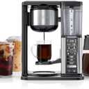 Ninja Specialty Coffee Maker, Hot & Iced Coffee, 6 Brew Styles, 8 Sizes, Small Cup to Travel Mug, 10-Cup Carafe, Fold-Away Frother, Permanent Filter, Removable Reservoir, Black, CM401