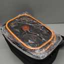 Heated Lunch Box,120W Electric Lunch Box for Adults with 1.5L 304 Stainless Steel Container, 12V/24V/110V Lonchera Elctrica Porttil for Travel,Work,Car,Truck (Pure Black, 1.5L x 4)