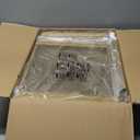 Joaxswe Bar Cart, Home Bar Serving Cart with 3-Tier Shelf,Microwave Cart with Lockable Wheels,Mobile Kitchen Shelf,Rolling Beverage Cart with Wine Rack and Glass Holder for Kitchen,Dinning Room,Gold