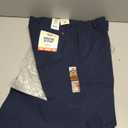 DOCKERS Mens Signature Go Slim Fit Khaki Smart 360 Tech Pants (34W x 29L, Navy Blazer)