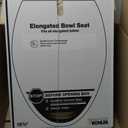 KOHLER 4636-RL-47 Cachet ReadyLatch Elongated Toilet Seat Slow Close, Soft Close Toilet Seat Quiet Lid, Contoured Grip-Tight Bumpers Installation Hardware, Apartment Essentials. Almond
