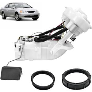 E8566M Fuel Pump Fits 02-05 Honda Civic 1.3L 1.7L 2.0L L4 with Sending Unit