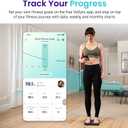 Etekcity Scale for Body Weight and Fat Percentage, FSA&HSA Eligible, Smart Digital LED Bathroom BMI Measurement, Accurate Bluetooth Weighing Machine, Body Composition Analyzer, Ash-black, 400lb