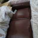 Lexicon Jaunt Wall-Hugger Power Double Reclining Loveseat, Brown