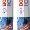 BOSCH 24OE19OE ICON Beam Wiper Blades - Driver and Passenger Side - Set of 2 Blades (24OE & 19OE)