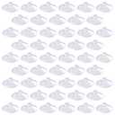 Pawfly 50 Pack Suction Cups, Small Rubber Suction Cups for Home Kitchen Bathroom Organization Christmas Decoration Window (1.8 Inch)