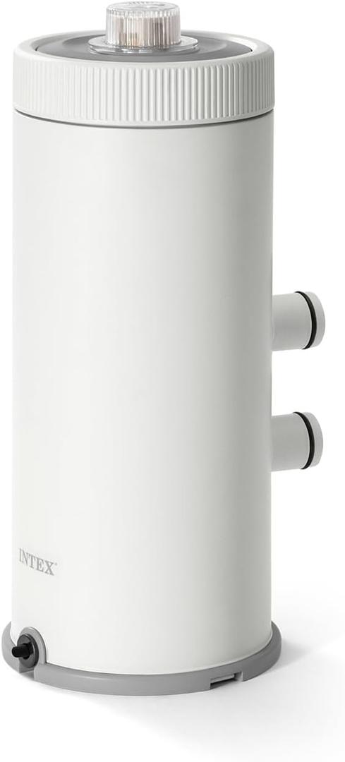 INTEX 26637EG C1000 Cartridge Filter Pump for Above Ground Pools: 1000 GPH Pump Flow Rate  Improved Circulation and Filtration  Easy Installation  Improved Water Clarity  Easy-to-Clean (1,000 Gallons Per Hour)