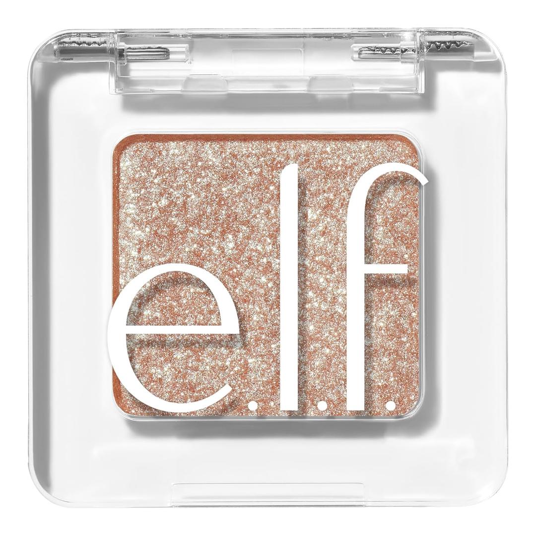 e.l.f. Fine As Fleck Glitter Eyeshadow, Long-Lasting Sheer Eye Makeup With A Shimmer Finish, Smooth Formula, Vegan & Cruelty-Free, Champagne Showers (0.07 Ounce (Pack of 1))