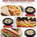 Chicken Shredder | Chicken Shredder Tool Twist | Meat Shredder for Chicken Breast, Visible Kitchen Gadgets Grinder Machine, Anti-Slip Strip, Ergonomic Handle, BPA Free, Easy Clean (Black)