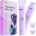 Bikini Trimmer for Women, IPX7 Waterproof, Painless Rechargeable Electric Razor