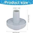 2 x NQEUEPN 11070 & 12364 Swimming Pool Inlet/Outlet Nozzle Strainer Connector, 1.25" Pool Water Jet Connectors for Overground Pools Replacement Part Fit for Intex Pool Accessories