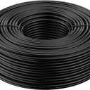 Pawfly 200 ft. 1/4 Drip Irrigation Tubing, Black Distribution Tubing for Drip Irrigation System, Polyethylene Drip Line, Drip Irrigation Hose Tube for Quick-Connect Drip Irrigation Emitters