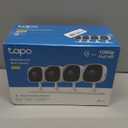 Tapo 1080P Indoor Wired Security Camera - Works as a Baby & Pet Monitor, Motion Detection, 2-Way Audio, Siren, Night Vision, Subscription-Free Local or Optional Cloud, Works with Alexa, C100(4-Pack) (White)