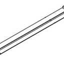 Norcold INC 639442 Trim Piece for Top/Bottom - Black, Fits N7V/N8V/N7X/N8X/N7LX/N8LX Models
