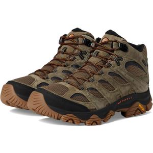 Merrell Men's Moab 3 Mid Wp Hiking Boot (10 Wide, New Olive/Gum)