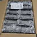 Solar Post Cap Lights Outdoor for 3.5x3.5 4x4 5x5 Wood/Vinyl Posts, 12 Pack Fence Post Solar Lights with Flickering Flame & Warm Modes for Deck/Garden/Patio, IP65 Waterproof - Black